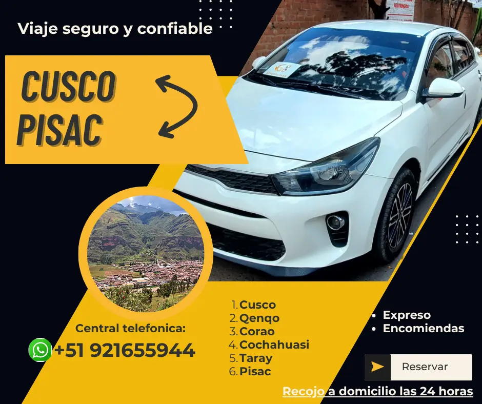 Cusco - Pisac (servicio compartido)