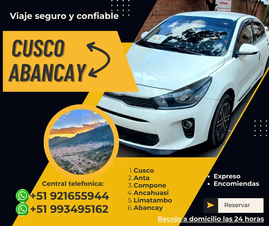 Cusco - Abancay (servicio compartido)